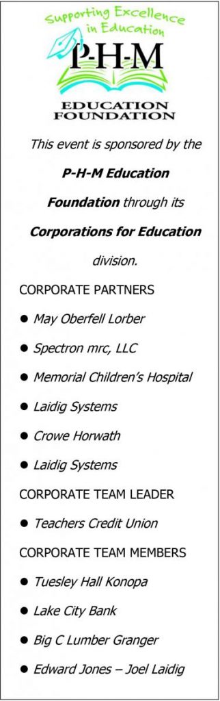 A printed list with names and affiliations, likely related to an educational institution or event, accompanied by a logo at