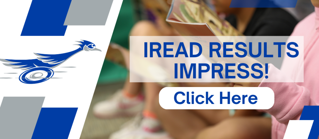 Banner ad for a sports event with a call to action to click here for results
