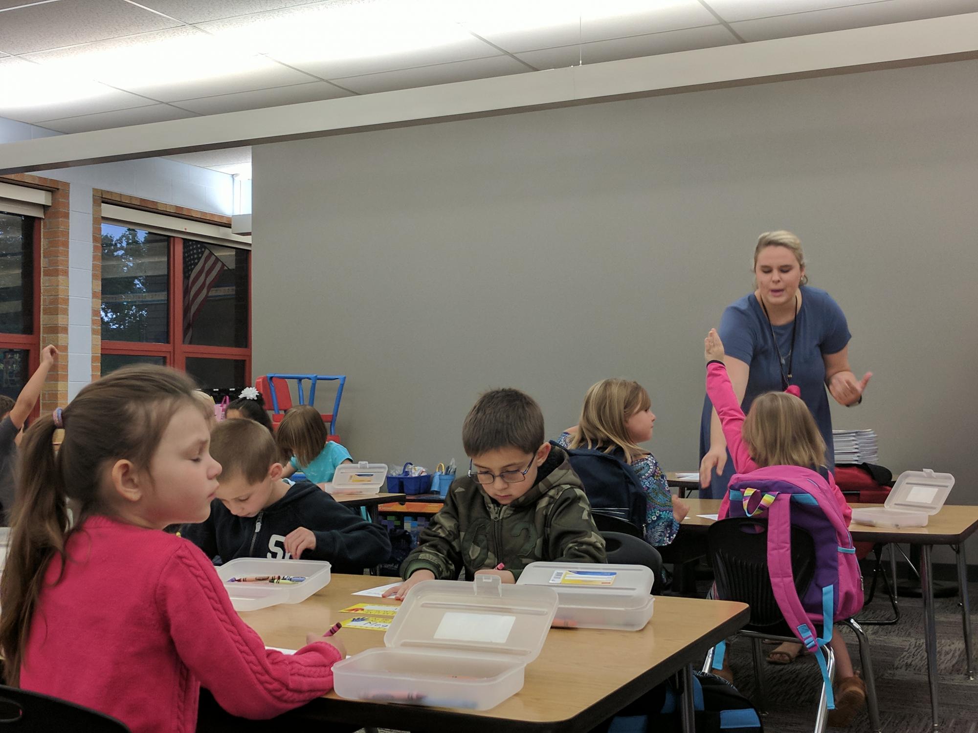 Miss Minegar's Elsie Rogers kindergarten class