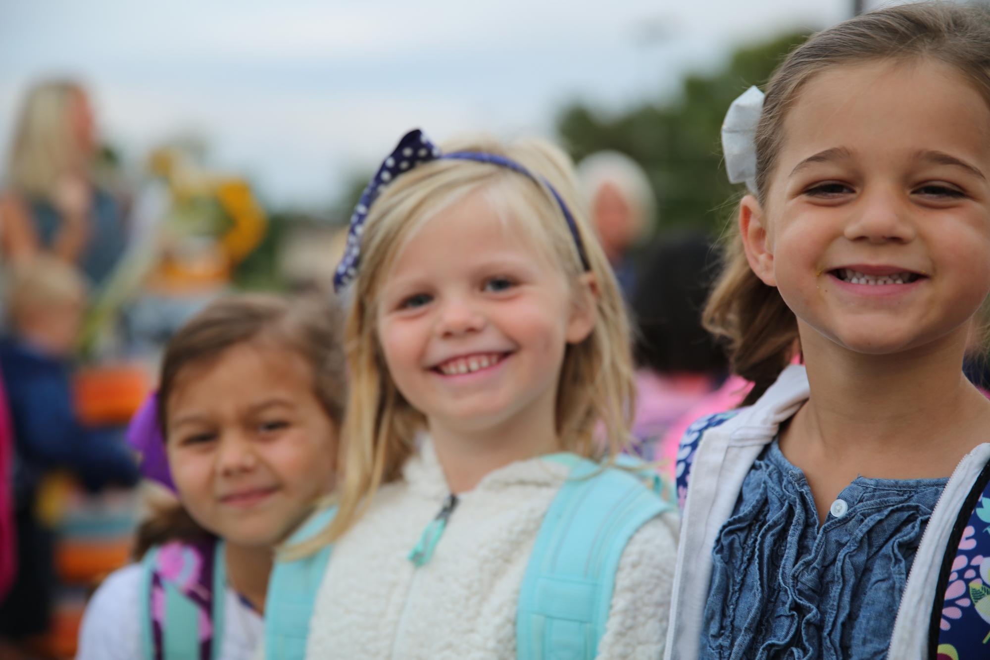 Northpoint kindergartners on the 1st Day of Kindergarten